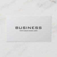White Matte Business Cards
