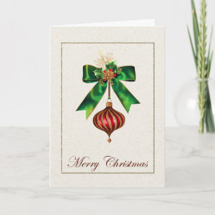 Corporate Business Christmas Card with Christmas