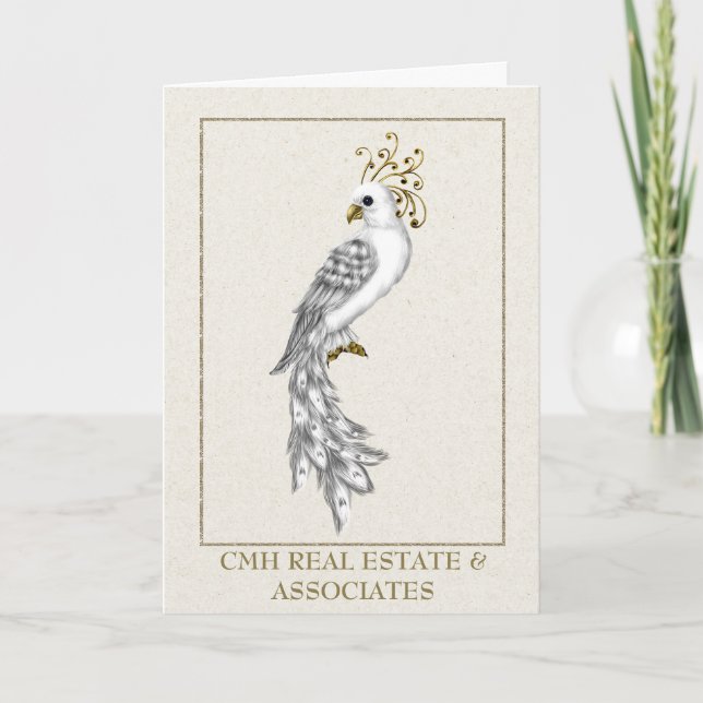 Corporate Business Christmas Card with Christmas (Front)