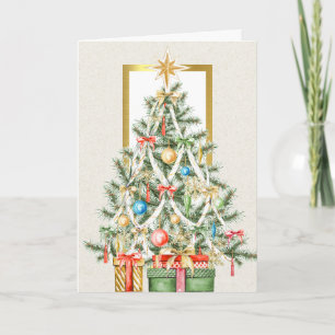 Corporate Business Christmas Card with Christmas T