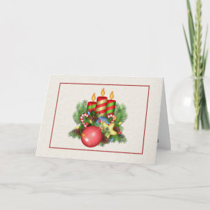 Corporate Business Christmas Card with Christmas T