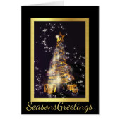 Corporate Business Christmas Card with Christmas T (Front)