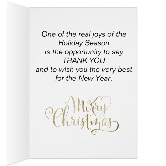 Corporate Business Christmas Card with Victorian (Inside (Right))