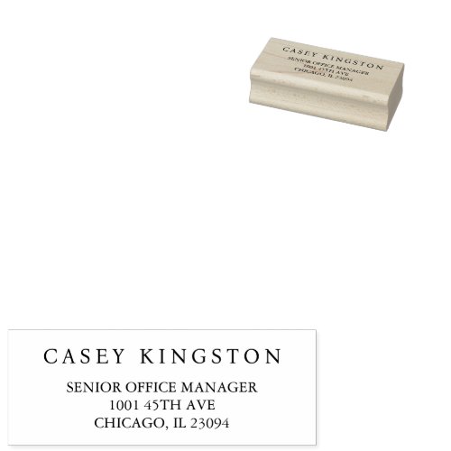Corporate Business Legal Assistant Simple Rubber Stamp