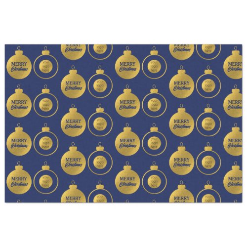 Corporate Business Logo Christmas Ornament Card Tissue Paper