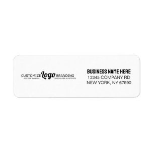 Corporate Business Logo Return Address Label
