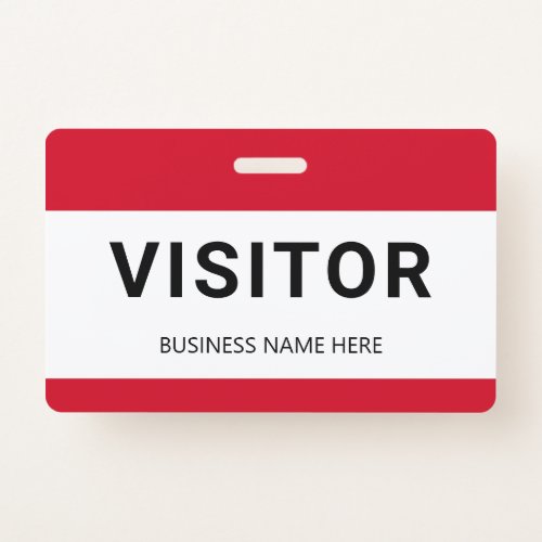 Corporate Business Visitor Badge ID Badge