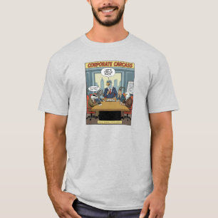 Corporate Carcass Office Humor Comic T-Shirt