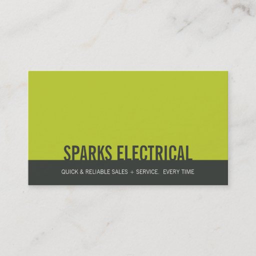 Customizable CORPORATE BUSINESS CARD :: bold block 3L