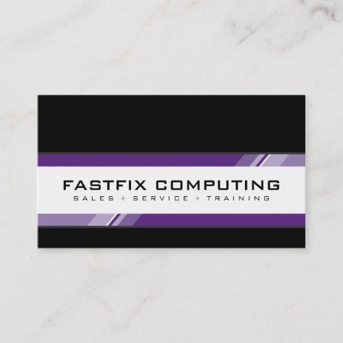 CORPORATE CARD modern hi-tech zing Business Card