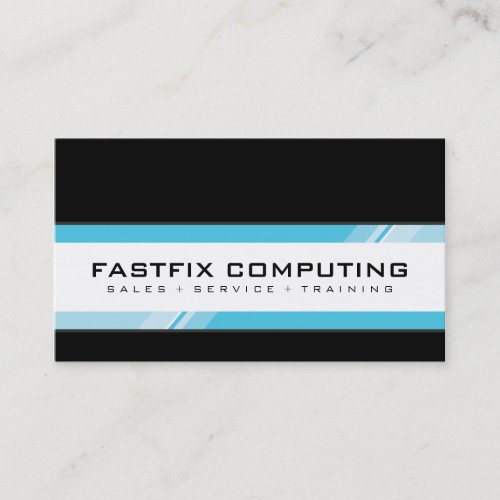 CORPORATE CARD modern hi-tech zing Business Cards