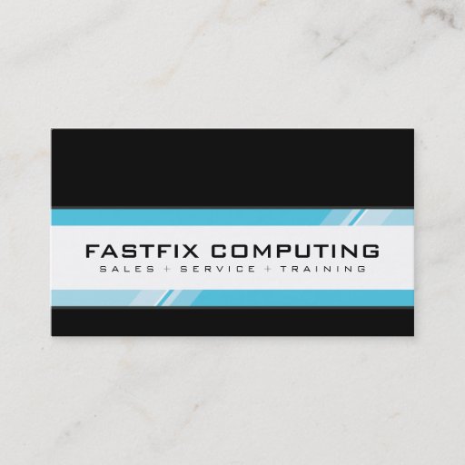 Customizable CORPORATE CARD modern hi-tech zing Business Cards
