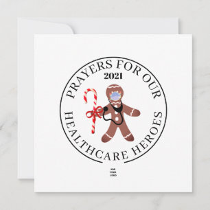 Corporate Christmas 2021 Healthcare Logo Employee  Card