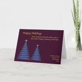 Corporate Christmas Card Company Business Custom