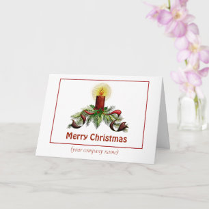 Corporate Christmas Folded Greeting Card