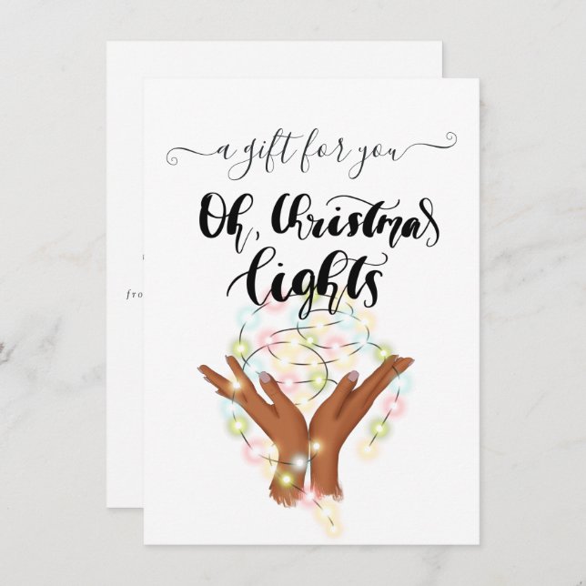 Corporate Christmas Gift Certificate (Front/Back)