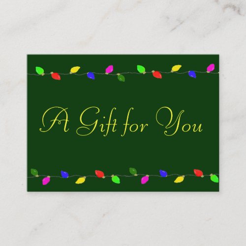 Corporate Christmas Gift Certificate