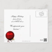 Corporate Christmas Greeting PostCards (Back)
