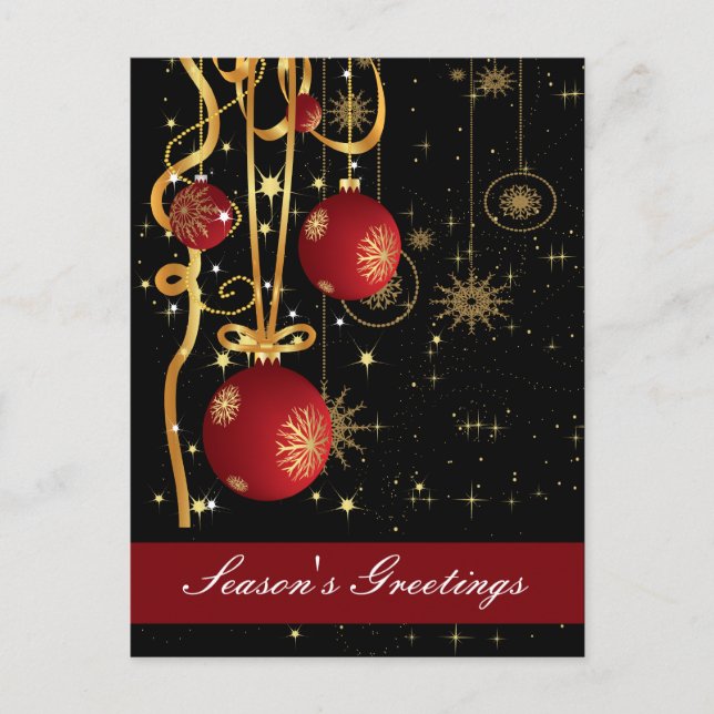 Corporate Christmas Greeting PostCards (Front)