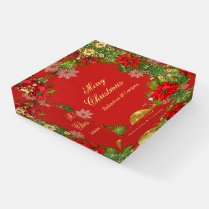 Corporate Christmas Party Favor Paperweight