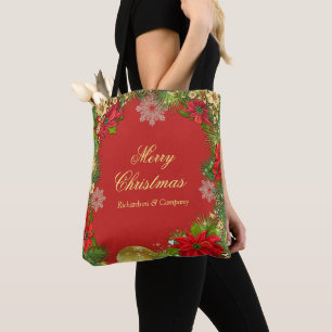 Corporate Christmas Party Gift Tote Bag