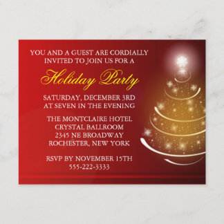 Corporate Christmas Party Invitation