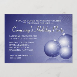 Corporate Christmas Party Invitation