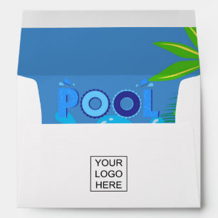 Corporate/Club Summer Pool Party Envelope