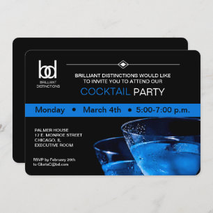 corporate cocktail party invitation