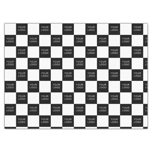Corporate Company Business Branded Logo Pattern  Tissue Paper