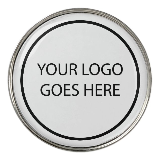 Corporate Company Business Logo Personalized Golf Ball Marker (Front)