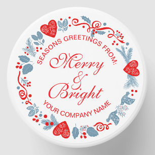 Corporate company employee holiday party gift mini candle favors