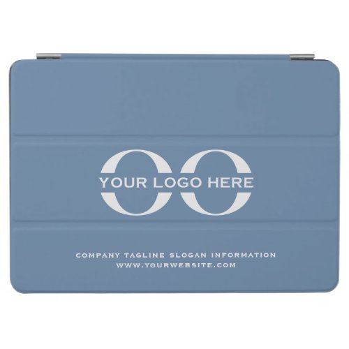 Corporate Company Logo Branded Blue iPad Air Cover