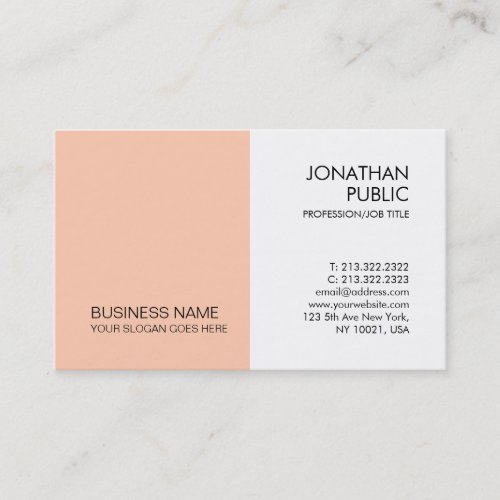Corporate Company Personalized Template Modern Business Card