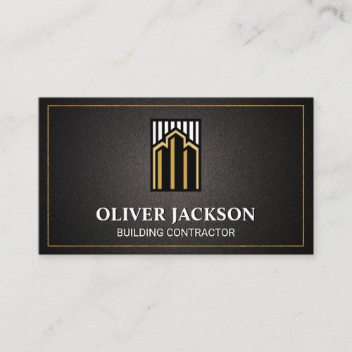 Corporate  Construction Real Estate Business Card
