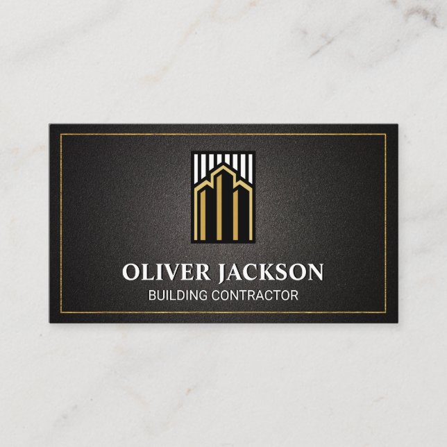 Corporate | Construction Real Estate Business Card (Front)