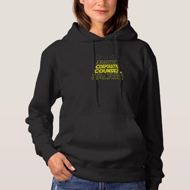 Corporate Counsel  Cool Galaxy Job Hoodie (Front)