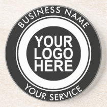 Corporate Custom Logo Modern Coaster