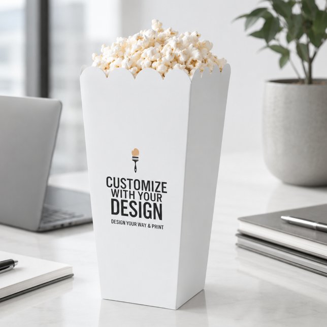 Corporate Customized Personalized Popcorn Favor Boxes (Creator Uploaded)