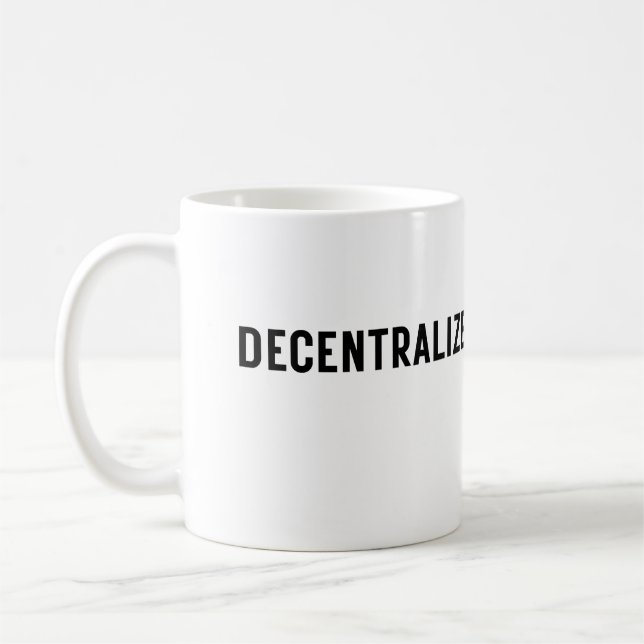 Corporate Decentralized Thinking  Coffee Mug (Left)