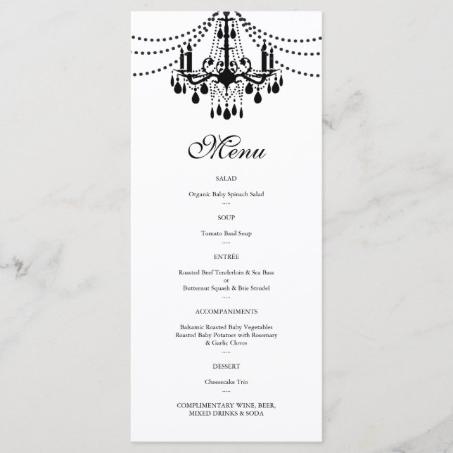 Corporate Dinner Menu (Front)
