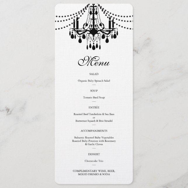 Corporate Dinner Menu (Front)