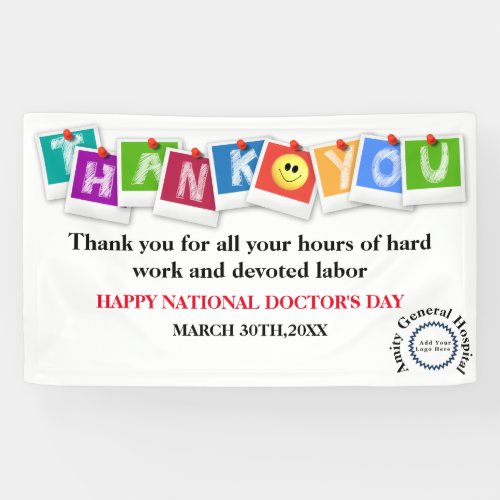 Corporate Doctors Day Thank You Banner