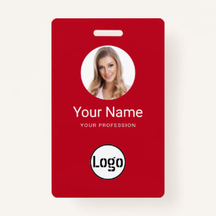 Corporate Employee - Logo,Photo,Barcode Badge