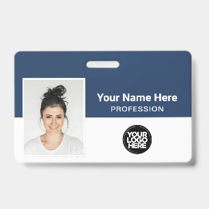 Corporate Employee, Name, Logo, Photo ID Badge