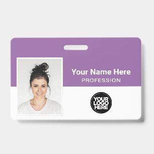 Corporate Employee, Name, Logo, Photo ID Badge