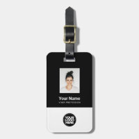 Corporate Employee Photo, Bar Code, Logo, Name