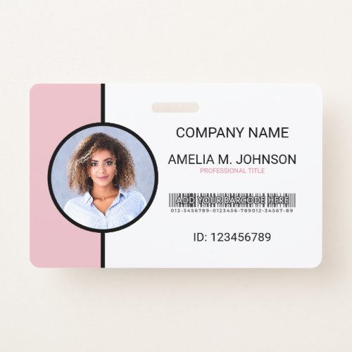 Corporate Employee Photo ID Badge