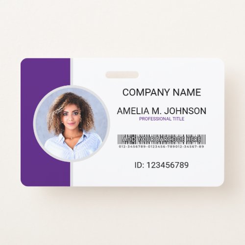 Corporate Employee Photo ID Badge