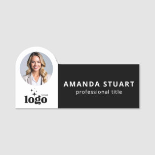 Corporate Employee Photo ID Name Logo Tag